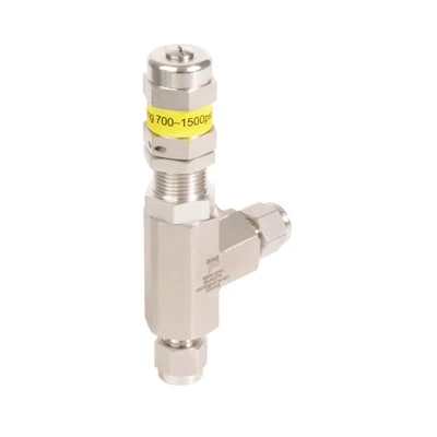 Dwbl Ferrule Uchel-Falfiau Lleddfu Cymesurol Pwysau